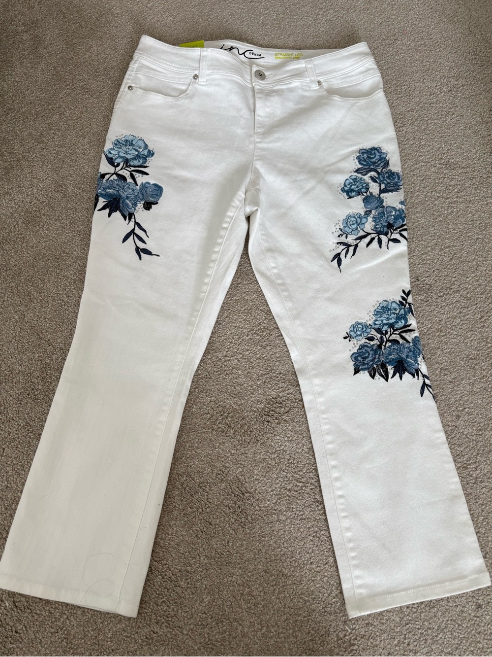 INC Straight Leg Crop Jeans